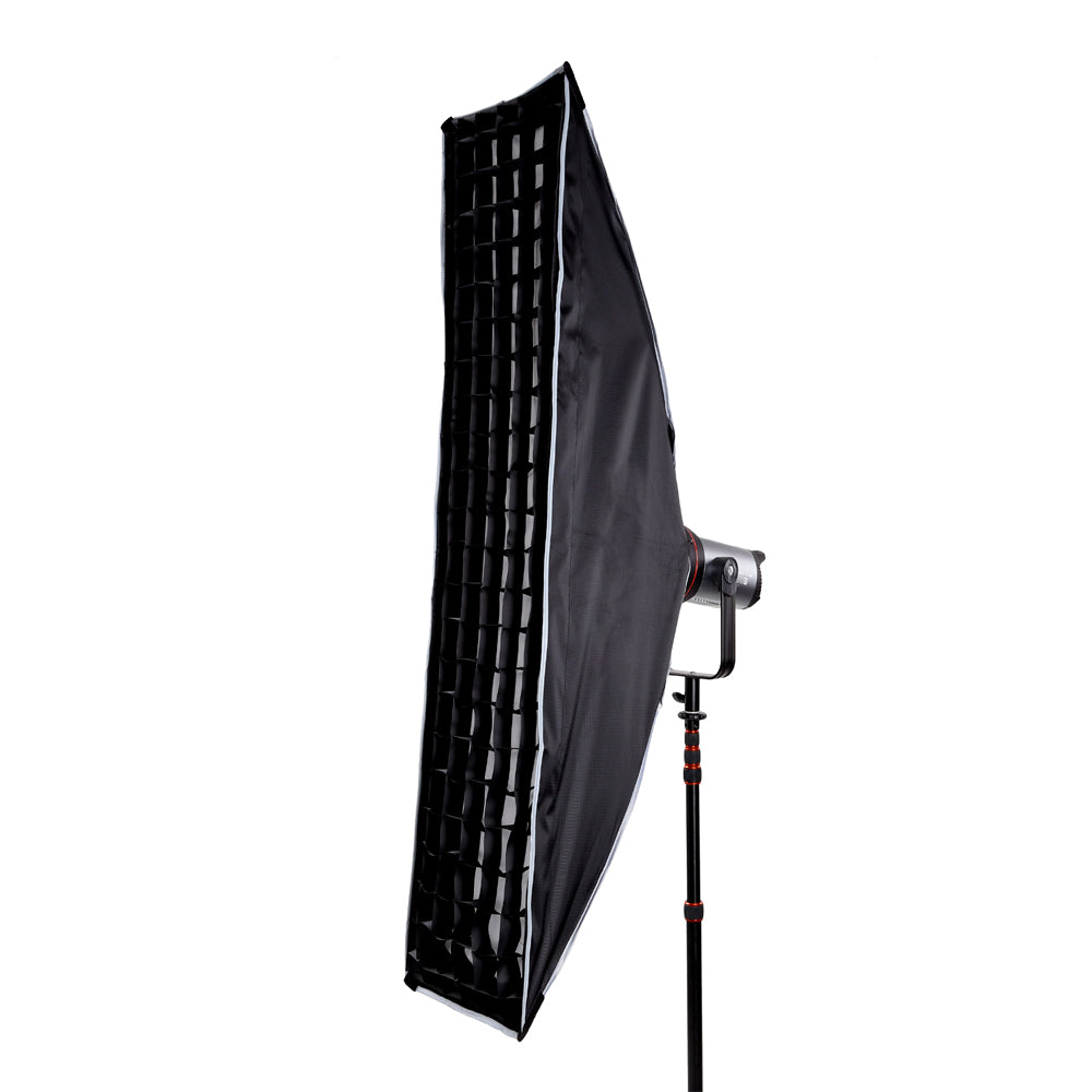 Triopo 20 x 90cm / 30 x 120cm / 60 x 90cm Rectangular Quick Collapsible Bowens Mount Softbox, Strip Box with Beam Grid for Studio Light, Camera Photography & Videography