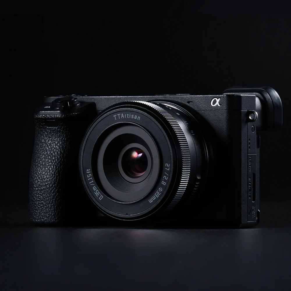 TTArtisan 27mm f/2.8 AF Autofocus APS-C Format Sony E Mount Portrait Pancake Prime Lens with STM Stepping AF Motor, 13.8" Focusing Distance and USB-C Port Firmware Upgrade for Smooth Bokeh, Landscape, Scenic Photography