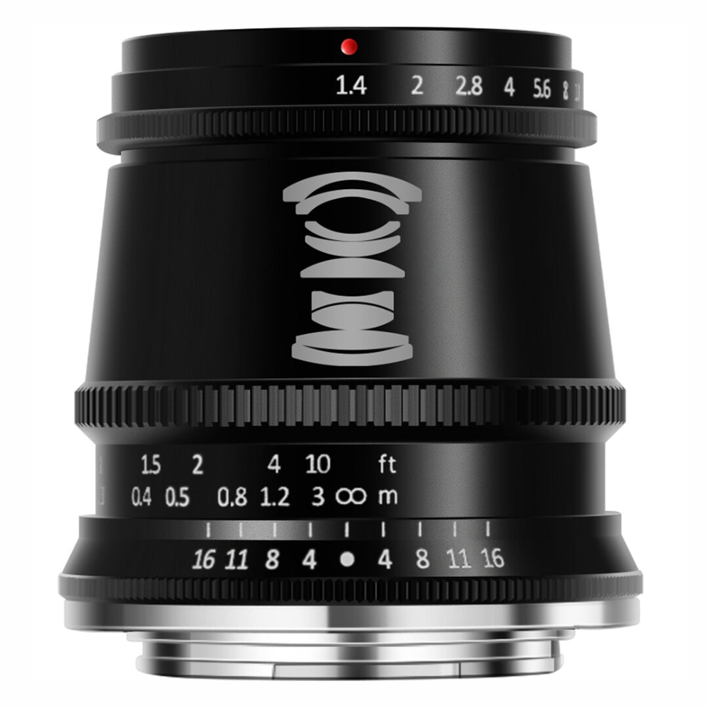 TTArtisan 17mm F/1.4 APS-C Format Sony E | Nikon Z | M43 | Leica L | FUJIFILM X Mount Aspherical Wide Angle Prime Lens Large Aperture Full Metal Body, Multicoated Optics, MF Manual Focus, 7.9" Focusing Distance for Landscape Photography