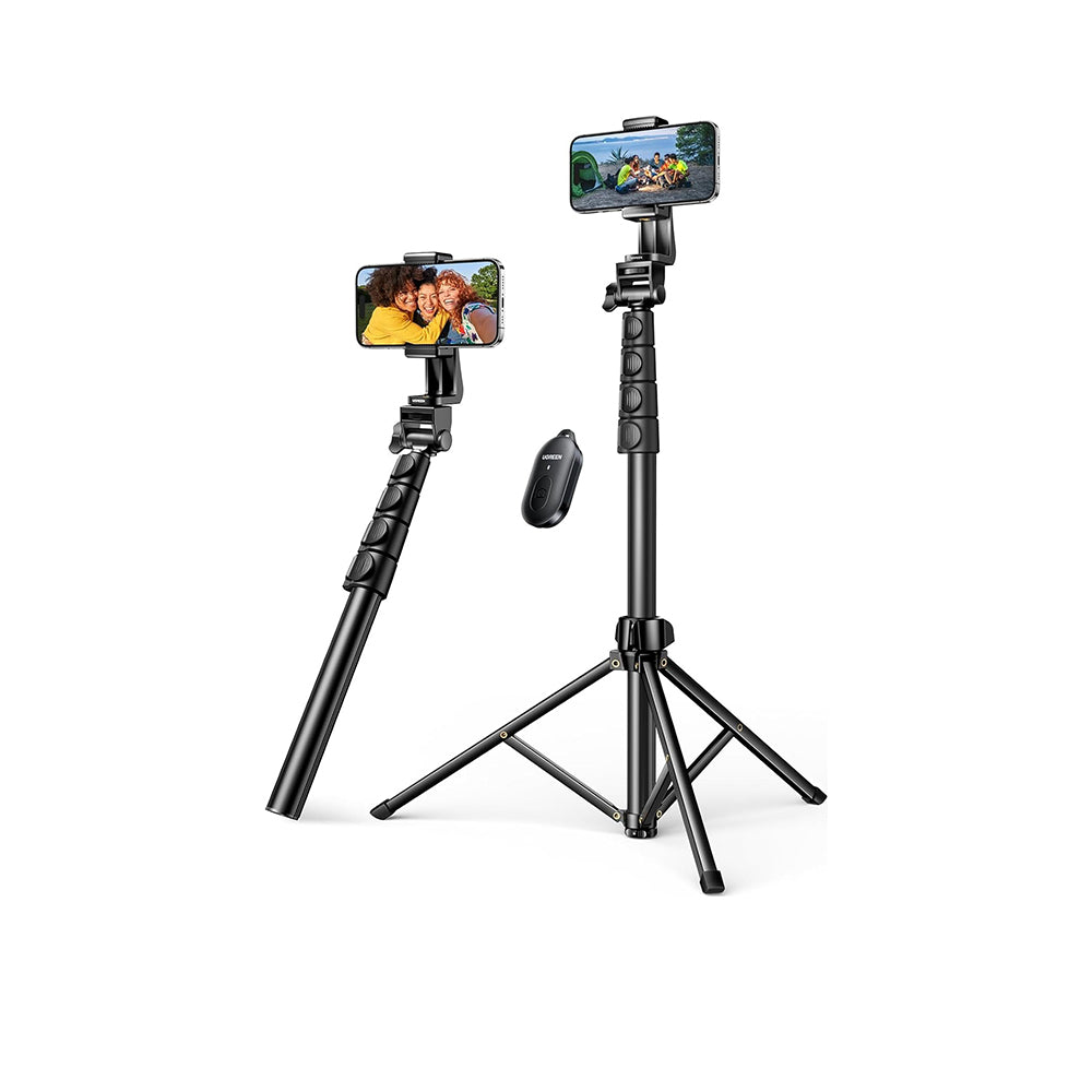 UGREEN 70-inch Aluminum Tripod Selfie Stick with Bluetooth Remote