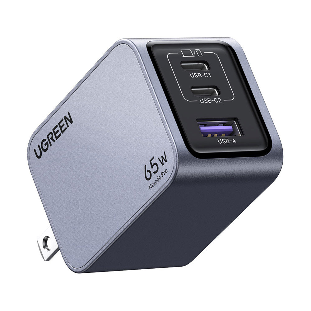 UGREEN Nexode Pro 65W 3-Port GaN Fast Charger with PD 100W USB