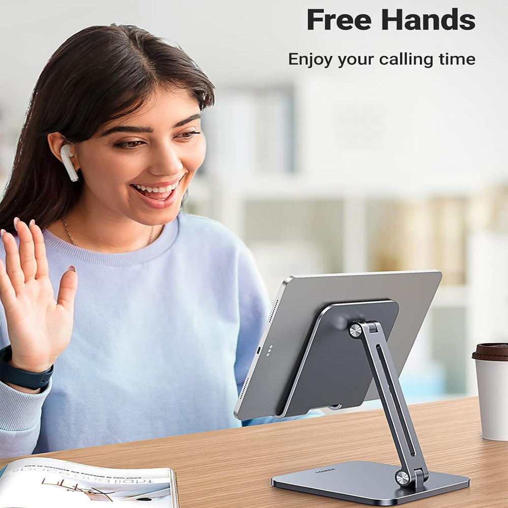 UGREEN Adjustable Aluminum Tablet & Phone Holder Stand for iPad, iPhone, Galaxy Tab, Ereader Pad, etc. | 40393