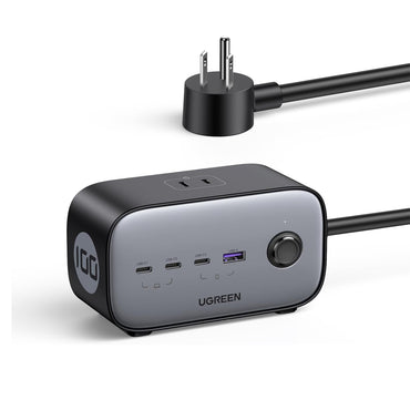 UGREEN DigiNest Pro 100W USB C GaN Charging Station - 7-Port Desktop Charger with 6ft Extension Cord for iPhone Pro Max, iPad, MacBook, Huawei, Samsung Galaxy Plus Ultra, Google Pixel, Smartphone, Tablet, Laptop, etc. | 40896