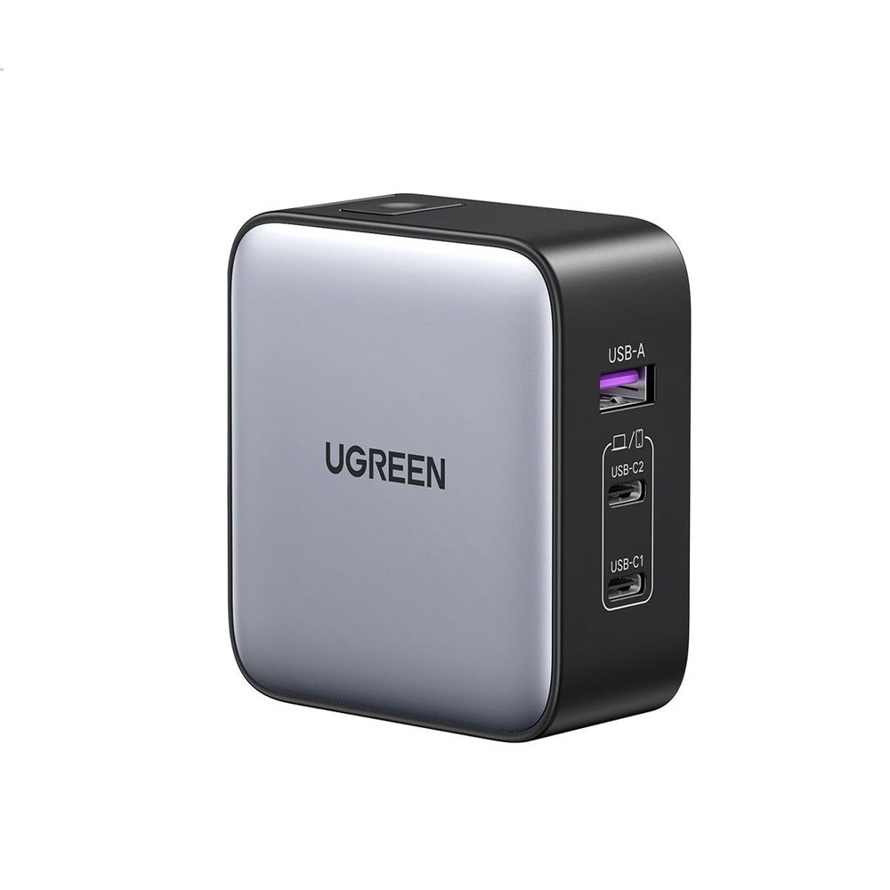 UGREEN 65W USB C Charger, Travel Power Adapter with 3 Switchable