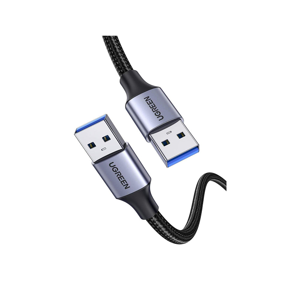 UGREEN 0.5 meter USB 3.0 Type A Male to Male SuperSpeed Fast Transfer Data Cable for Hard Drive, DVD Player, PC, Laptop Computer, TV, and Webcam | 80789