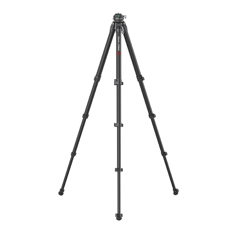 Ulanzi & Coman Zero F38 Carbon Fiber 5-Section Travel Tripod w/ Leg Angle Adjustment, Built-In Ballhead w/ Quick Release Plate, Center Column w/ Arca Swiss Head, 18Kg Max Load Capacity, 1.59M Max Height for Camera Photo and Video | 3131