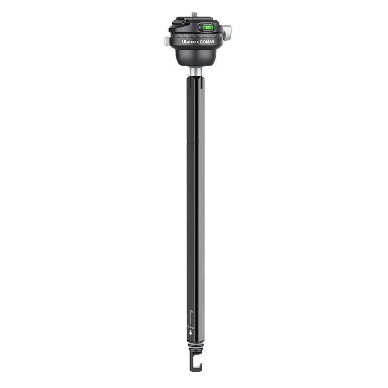 Ulanzi & Coman Zero F38 Carbon Fiber 5-Section Travel Tripod w/ Leg Angle Adjustment, Built-In Ballhead w/ Quick Release Plate, Center Column w/ Arca Swiss Head, 18Kg Max Load Capacity, 1.59M Max Height for Camera Photo and Video | 3131