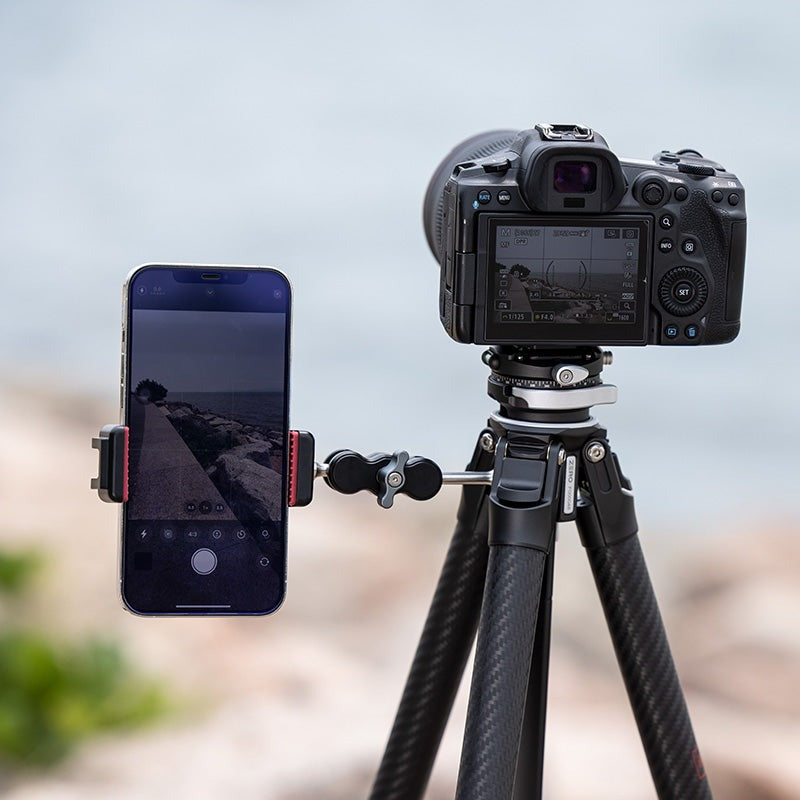 Ulanzi & Coman Zero F38 Carbon Fiber 5-Section Travel Tripod w/ Leg Angle Adjustment, Built-In Ballhead w/ Quick Release Plate, Center Column w/ Arca Swiss Head, 18Kg Max Load Capacity, 1.59M Max Height for Camera Photo and Video | 3131