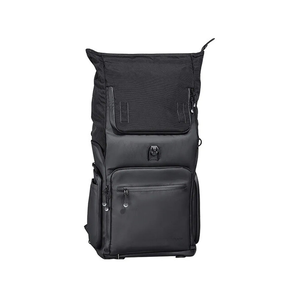 Ulanzi BT01 25.5L Business Travel Camera Backpack Bag with Splash-Proof Exterior, Expandable Storage Up to 32L, Tripod Holder, 15" Laptop Compartment, Quick Access Side Pocket, and Adjustable Dividers for Sony FUJIFILM Canon Nikon LUMIX