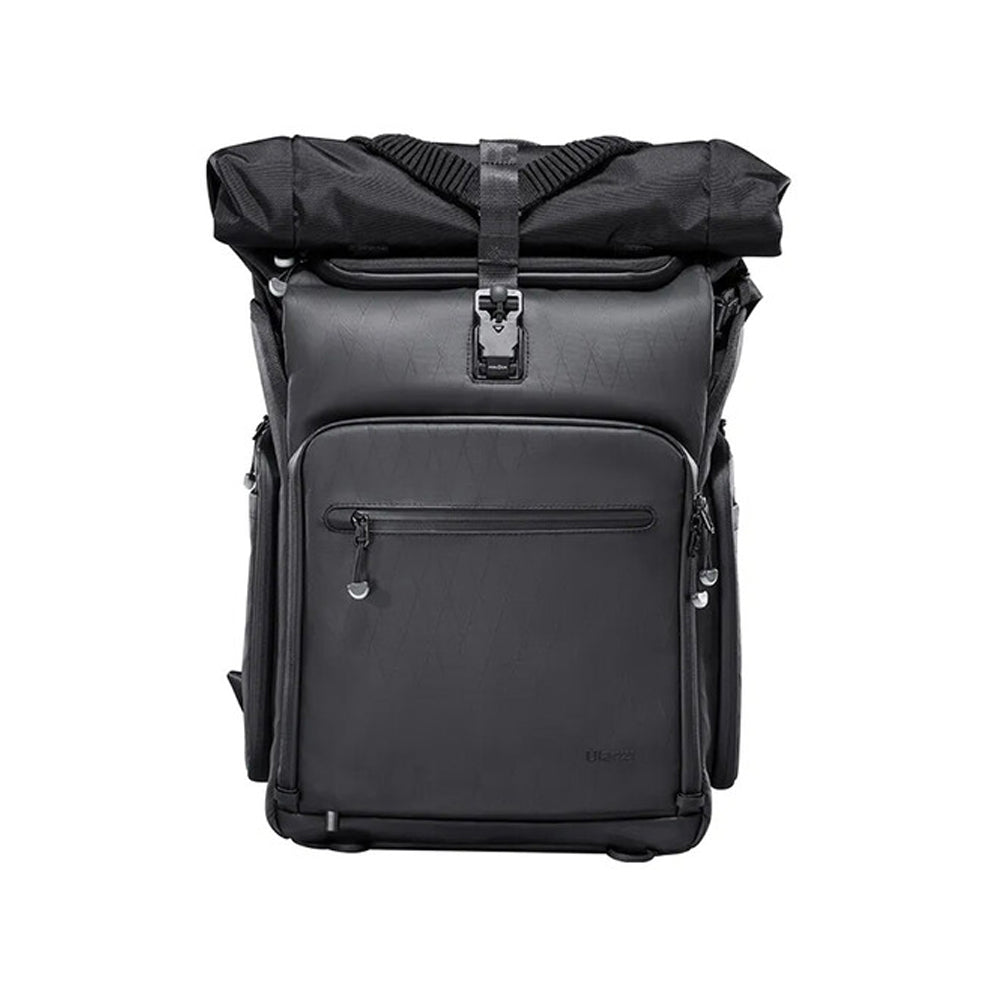 Ulanzi BT01 25.5L Business Travel Camera Backpack Bag with Splash-Proof Exterior, Expandable Storage Up to 32L, Tripod Holder, 15" Laptop Compartment, Quick Access Side Pocket, and Adjustable Dividers for Sony FUJIFILM Canon Nikon LUMIX