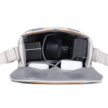 Ulanzi F01 3L Mini Camera Sling Bag with Removable Interior Storage Dividers, Shoulder Strap, and Velcro Closure for Sony FUJIFILM Nikon Canon Panasonic Lumix Olympus DJI Insta360 GoPro