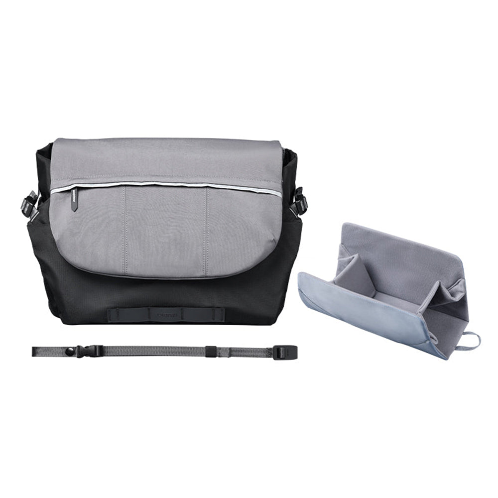 Ulanzi TE88 15L Camera Shoulder Bag with Quick Draw Dual Zippers, Splashproof, Detachable & Bottom Straps, Quick-Release Buckle, Drop-In Pocket, Divider for Camera, Batteries, Smartphone Laptop Storage | B167