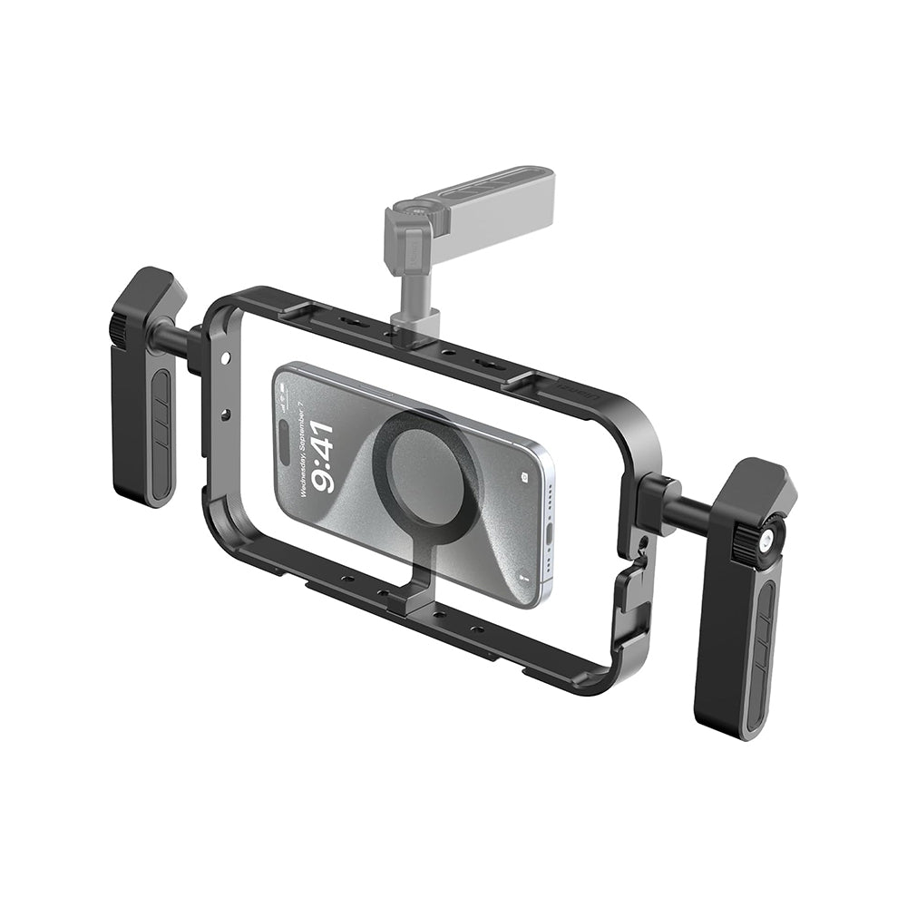 Ulanzi MG-001 Magnetic Smartphone Case Kit Rig with MagSafe, Dual Grips and Multiple Mounting Threaded Holes for iPhone and Android | C001