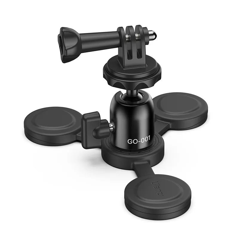 Ulanzi GO-001 GoPro / Insta360 Magnetic Mount with 360 Degree Ball Head with 1/4" Base for Sports Action Camera | C016GBB1
