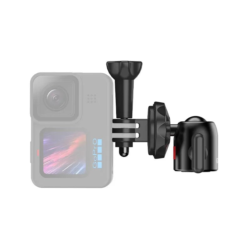 Ulanzi GO-001 GoPro / Insta360 Magnetic Mount with 360 Degree Ball Head with 1/4" Base for Sports Action Camera | C016GBB1