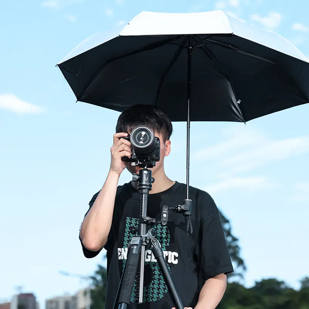 Ulanzi CO17 Super Clamp with 360° Dual Mini Ball Head Magic Arm, 12-58mm Clamping Surface, 1/4"-20 ARRI Adapter, 3.5kg Max. Load Capacity for Smartphone Clip, Fill Light, Compact, DSLR, SLR, Mirrorless, Panoramic, Action Cameras | C046GBB1