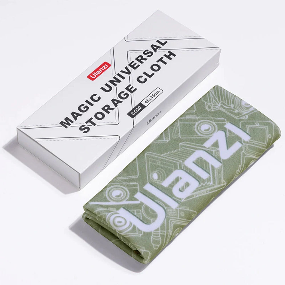 Ulanzi CM009 Micro Fine Camera Protective Wrap (45x4cm / 35x35cm) Ultra-fine Fabric for Professional Cleaning Suitable for Camera Body, Computer Shell, Smartphones