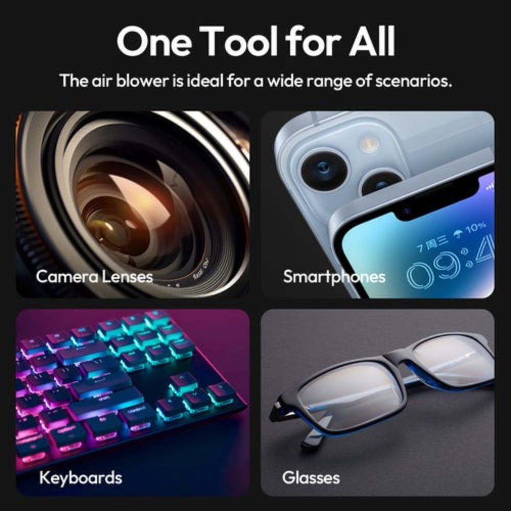 Ulanzi CO73 Integrated Silicon Air Blower for Camera Lens, Keyboard, Smartphone and Glasses | C063
