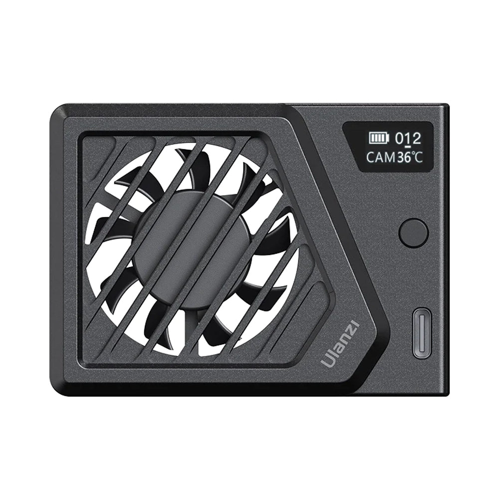 Ulanzi CA25 Camera High-Speed Cooling Fan with Spring Type Design, Built-In Battery, USB Type C Output for Sony, Canon, Nikon, Fujifilm DSLR, SLR, Mirrorless Camera