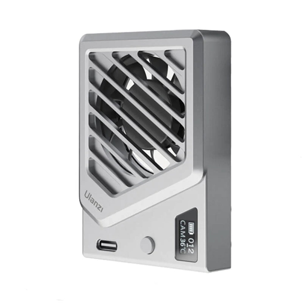 Ulanzi CA25 Camera High-Speed Cooling Fan with Spring Type Design, Built-In Battery, USB Type C Output for Sony, Canon, Nikon, Fujifilm DSLR, SLR, Mirrorless Camera