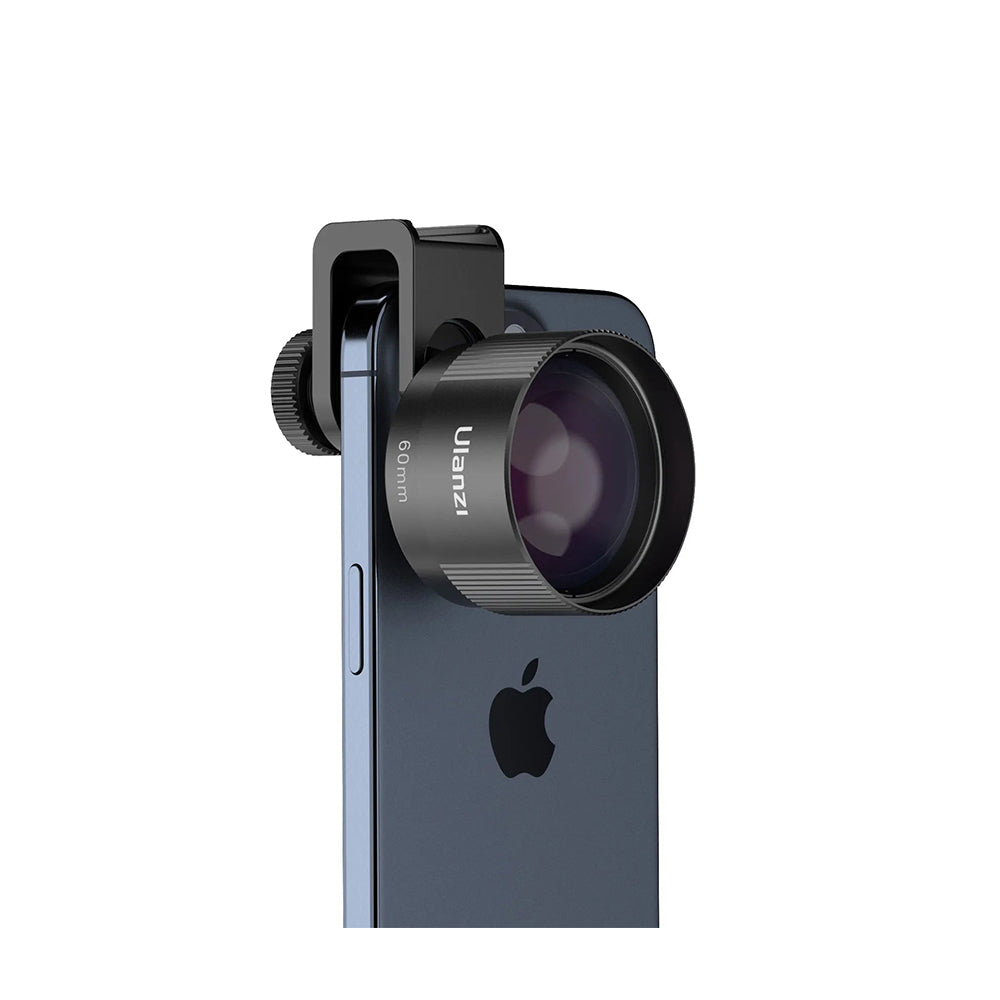 Ulanzi CL-003 75mm Macro Lens with 17mm Phone Camera Lens Clip with Cold Shoe Mount for iPhone Samsung Android Smartphone