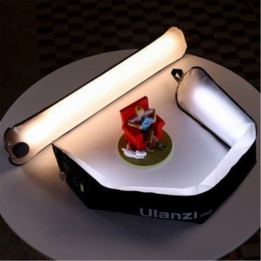 Ulanzi 12W / 20W Bi-Color | RGB Portable Video Light With 2700K to 6500K, Bi-8 Effect, RGB 20 Effects, High-Speed Cooling Fan Type-C Port