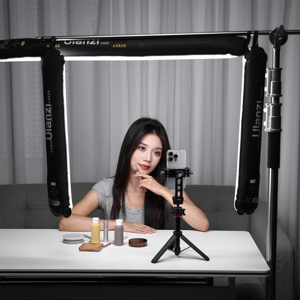 Ulanzi 12W / 20W Bi-Color | RGB Portable Video Light With 2700K to 6500K, Bi-8 Effect, RGB 20 Effects, High-Speed Cooling Fan Type-C Port