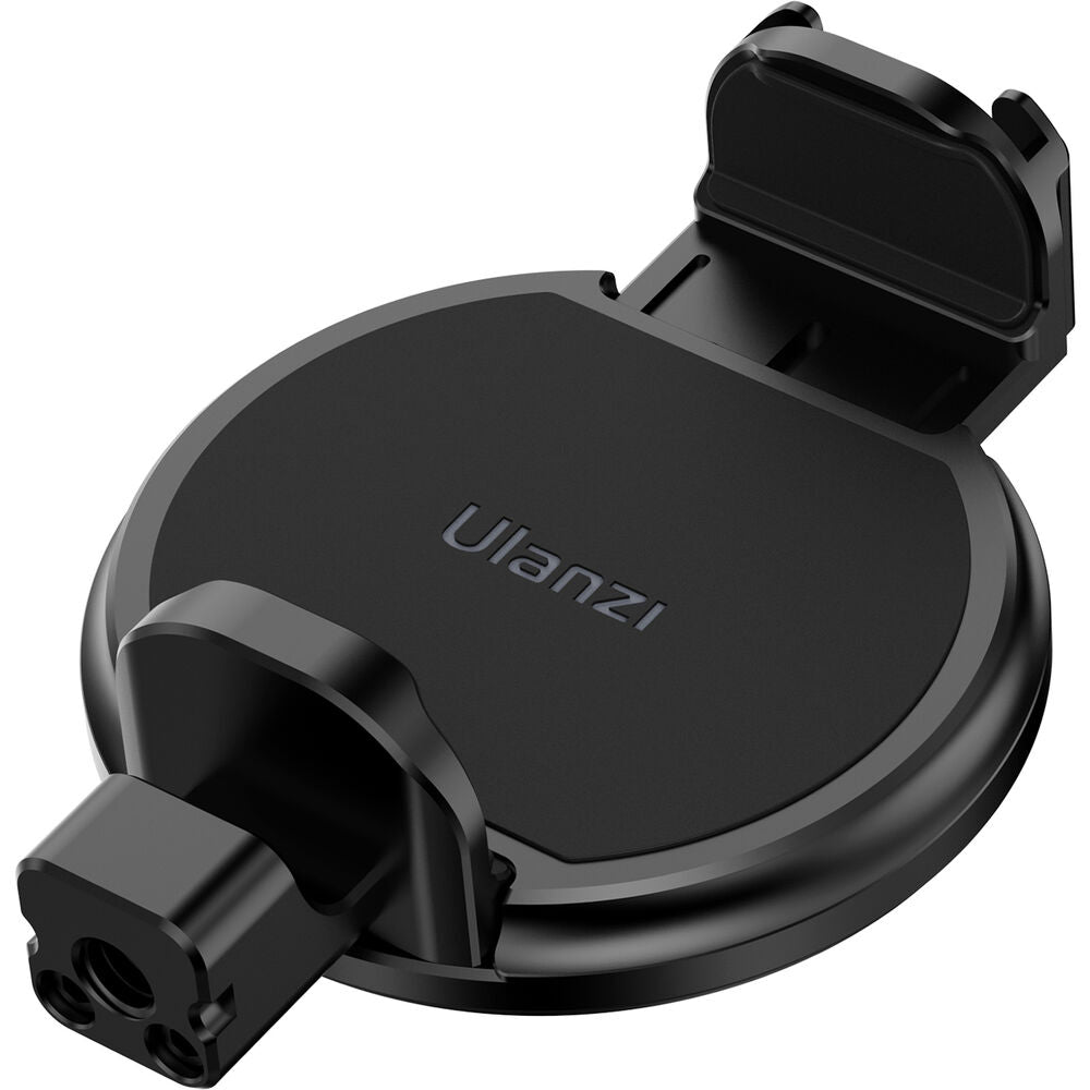 Ulanzi MG10 Hard Drive and Accessories Holder MagSafe Compatible for Smartphones with 4.8 - 6.7cm Clamp and 1/4"-20 Arri Holes for Content Creation