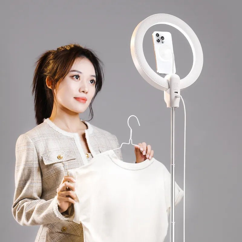 Ulanzi LT030 10 inch LED Ring Light with Magnetic Mobile Phone Holder and Tripod Stand with Wireless Remote, 3000K-6000K Adjustable Color Temperature and 7 Levels Brightness Control for Vlogging Live Streaming Video Content Creators