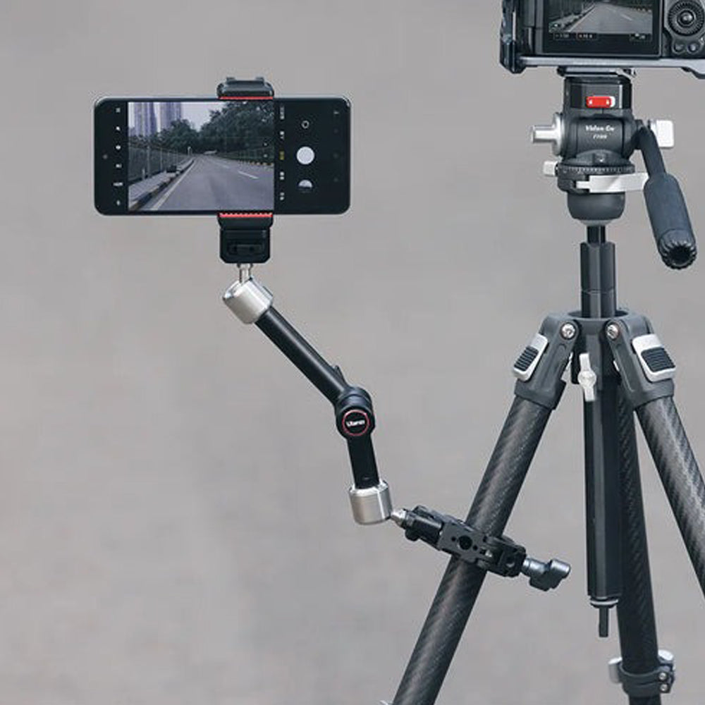 Ulanzi LC01 Super Clamp Mount for Light Stand with Dual Adjustable Clamps for Round (Up to 48mm) and Square (Up to 25x25mm) Tubes - Photography and Studio Lighting Accessories | T017