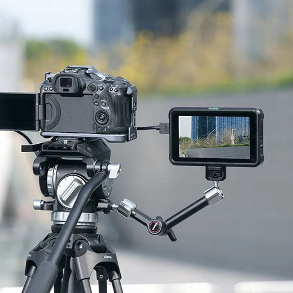 Ulanzi LC01 Super Clamp Mount for Light Stand with Dual Adjustable Clamps for Round (Up to 48mm) and Square (Up to 25x25mm) Tubes - Photography and Studio Lighting Accessories | T017