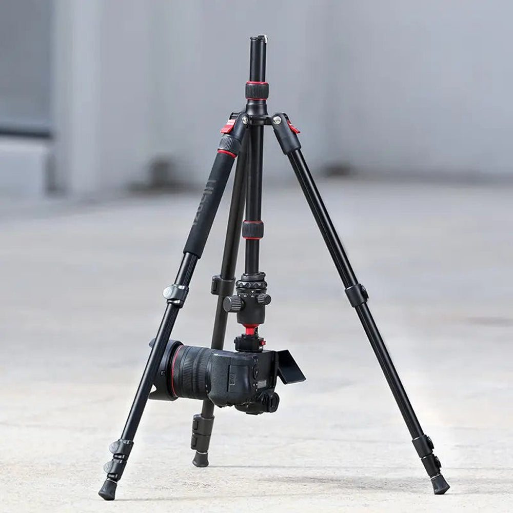 Ulanzi TT31 4-Section Aluminum Camera Tripod with Claw Quick Release System, Panoramic Ball Head, Monopod Function, Detachable 2-Section Center Column, 177cm Max Height and 4kg Payload Capacity for Sony, Fujifilm, Canon, Nikon, Lumix