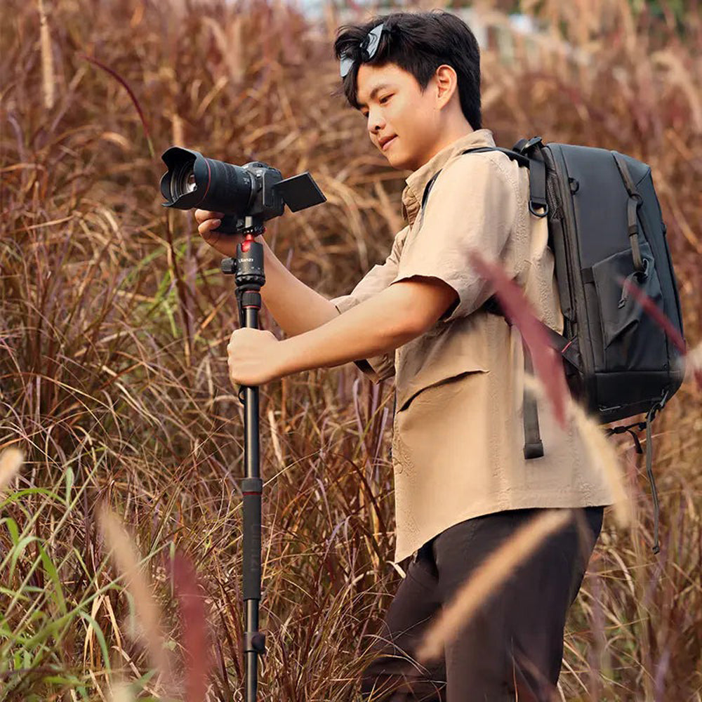 Ulanzi TT31 4-Section Aluminum Camera Tripod with Claw Quick Release System, Panoramic Ball Head, Monopod Function, Detachable 2-Section Center Column, 177cm Max Height and 4kg Payload Capacity for Sony, Fujifilm, Canon, Nikon, Lumix