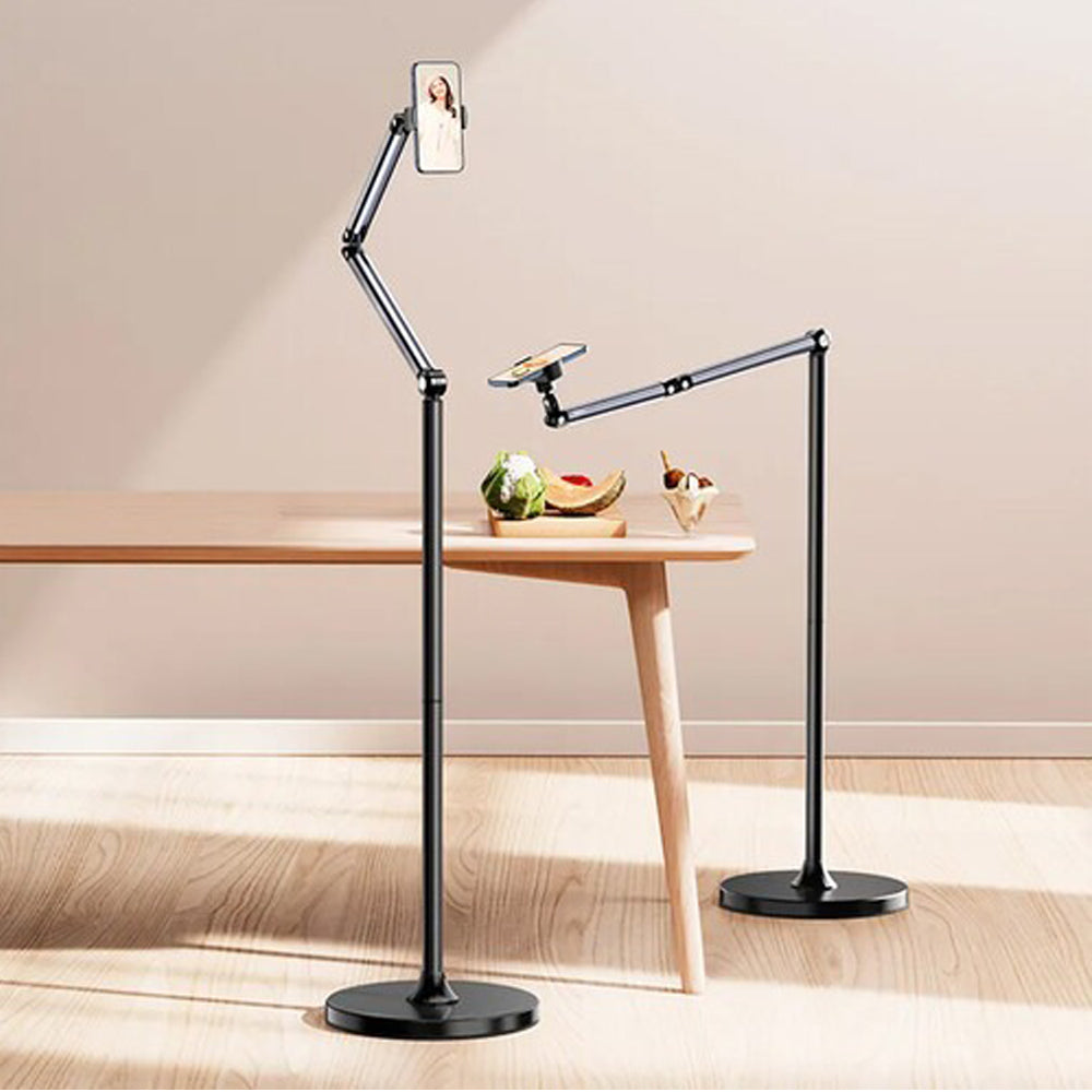 Ulanzi TH07 Overhead Smartphone Stand with Ball Head Phone Holder & Adjustable Arms for Live Streaming, Vlogging, and Photography | T095GBB1