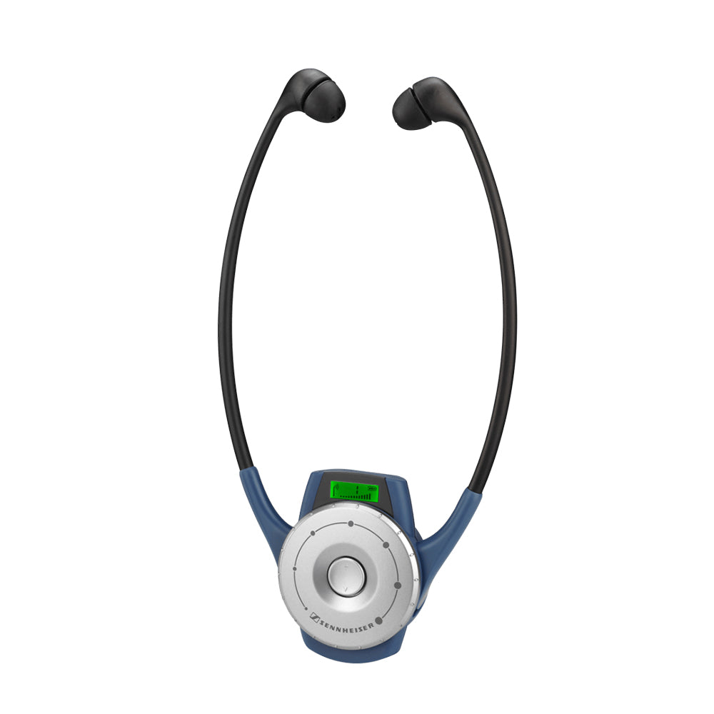 Sennheiser HDE 2020-D-II-US 6 Channel Underchin Integrated Headphones and Stethoset Stethophone Tourguide Receiver with Digital RF Transmission, Auto On / Off, Large Controls, 830mAh Battery, License Free Range