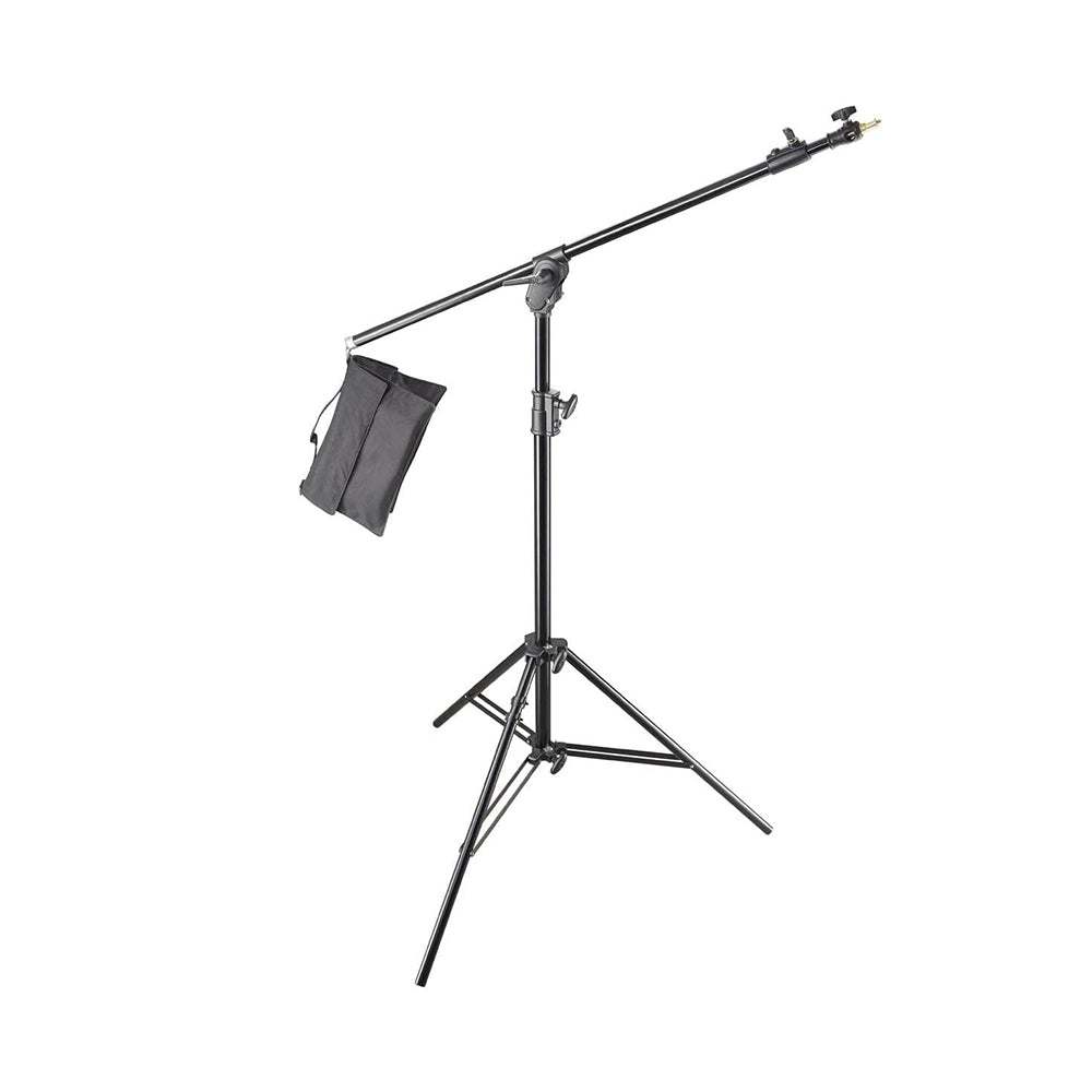 Godox 420LB Light Boom Stand with Weight Bag, Up to 5kg Max Load Capacity, 4.22m Max Height, Removable Double-Sided Spigot with 3/8" & 1/4" Thread for Photography Light Reflector Support Gear