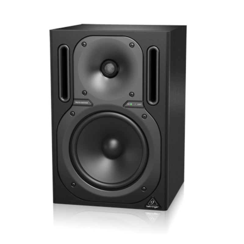 Behringer Truth B2030A High-Resolution Active 2-Way 150W Powered Reference Studio Monitor with 6.75 Inches Woofer Bass Speaker, 3/4 Inches Tweeter, Two Built-in Power Amplifiers, 50Hz to 21kHz Frequency Range, Magnetically Shielded