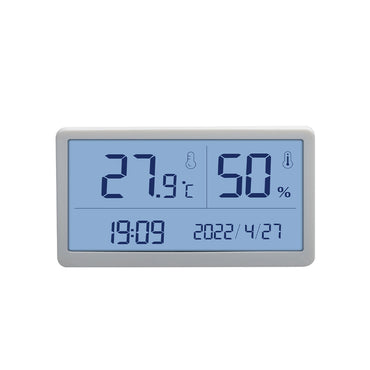 Benetech Digital Wall Humidity and Temperature Meter Indoor Hygrometer Thermometer with LCD Display, Year/Month/Day Date & 12/24-Hour Clock System | GM1371 GM1372
