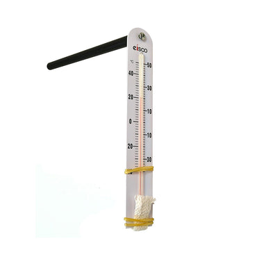 Eisco Sling Psychrometer Kit Relative Humidity and Dew Point Meter Hands-On Weather Tester