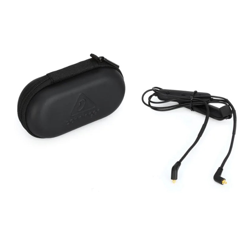 Behringer BT251-BK Bluetooth 5.0 Wireless Adapter for In-Ear Monitors with MMCX Connectors with 5-Hour Battery Life, Advanced DSP, 10m Wireless Transmission, Multi-functions Buttons, Auto-pairing, Ultra-Low Latency for Movies & Gaming