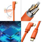 PXEL Tether USB Type-C to Right Angle Type-C Male to Male Gold Plated Camera Cable 3M 5M 8M 10M for Canon R5 R6 Nikon Z5 Z6 Z7 D6 Sony A7M3 FUJIFILM GFX 100 X-T3 X-T4 DSLR Mirrorless and PC Desktop Computer Laptop