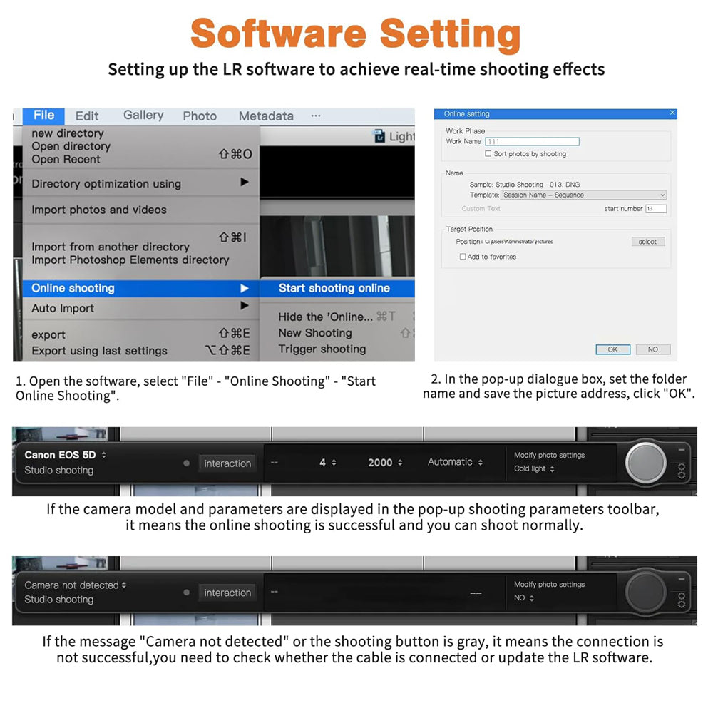 PXEL Tether USB Type-C to Right Angle Micro B Male to Male Gold Plated 8M DSLR / Mirrorless Camera Cable for Nikon Nikon D5, D500, Canon 5DS, EOS 7D Mark II, FUJIFILM X-H1, X-T2, XT-50, GFX 50 S and PC Computer Laptop