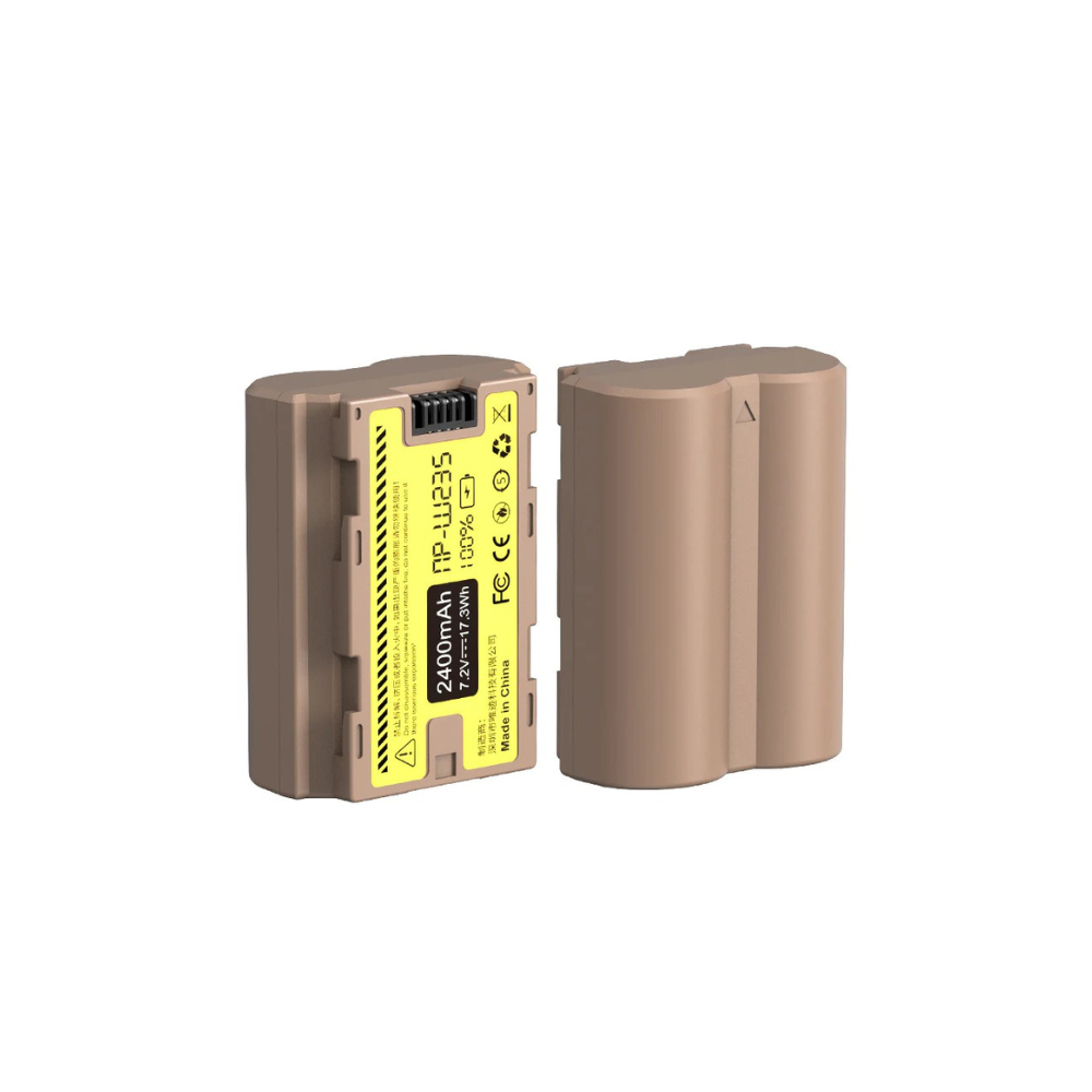 Ulanzi NP-W235 Type 2400mAh Lithium-Ion Battery with USB Type C Charging Port, Fully Decoded, Replacement Battery for FUJIFILM NP-W235 Compatible with Selected DSLR Cameras 3286