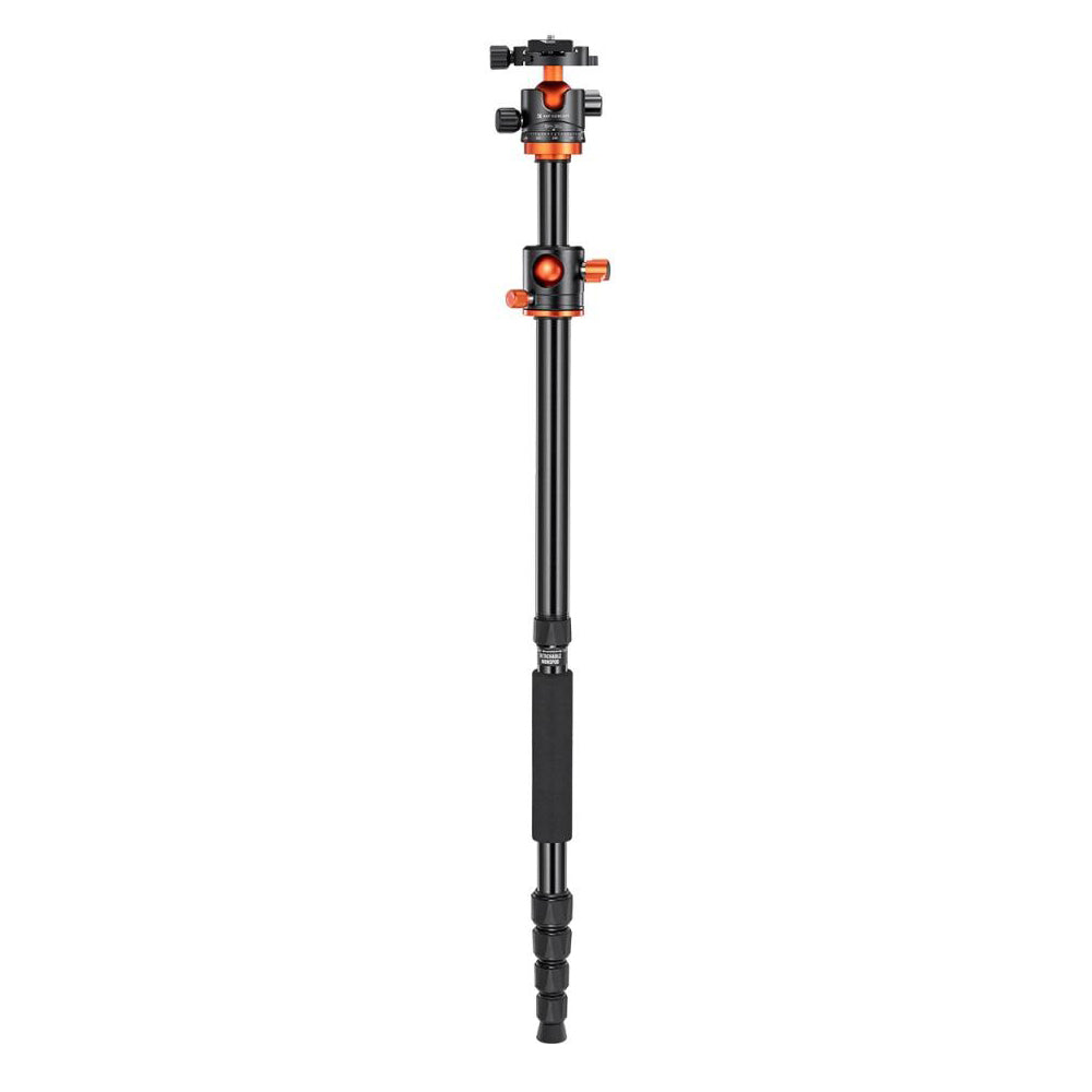 K&F Concept KF09 Series 2-in-1 Aluminum Multifunctional Camera Tripod Monopod Detachable 67"/1.7m Transverse Center with Inverted & Overhead Shooting, 10kg Load, Twist Lock, 28mm Metal Ball Head for DSLR Canon Nikon Sony | KF09-085V1