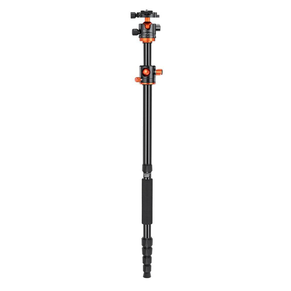 K&F Concept KF09 Series 2-in-1 Aluminum Multifunctional Camera Tripod Monopod Detachable 67 inches/1.7m Transverse Center with Inverted & Overhead Shooting, 16kg Load, Twist Lock, 36mm Metal Ball Head for DSLR Canon Nikon Sony | KF09-085V3
