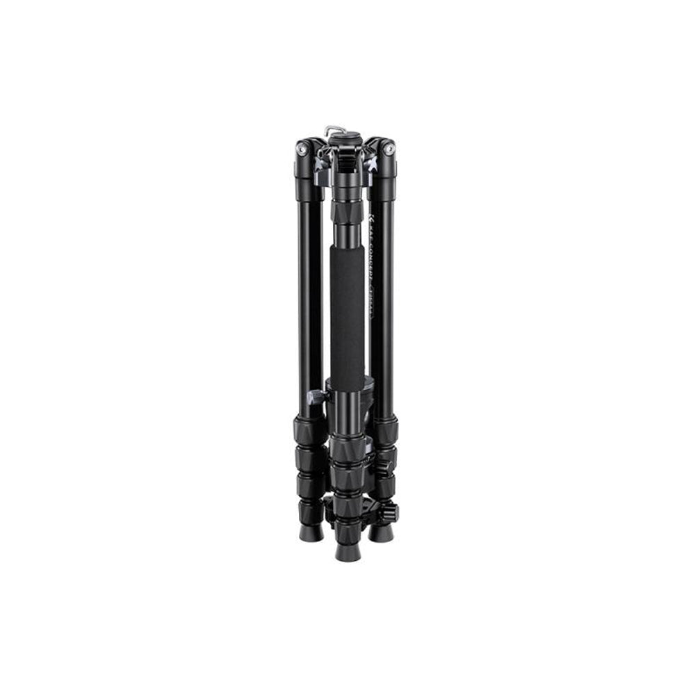 K&F Concept KF09 Series 2-in-1 Aluminum Multifunctional Camera Tripod Monopod Detachable 67 inches/1.7m Transverse Center with Inverted & Overhead Shooting, 12kg Load, Twist Lock, 32mm Metal Ball Head for DSLR Canon Nikon Sony | KF09-085V