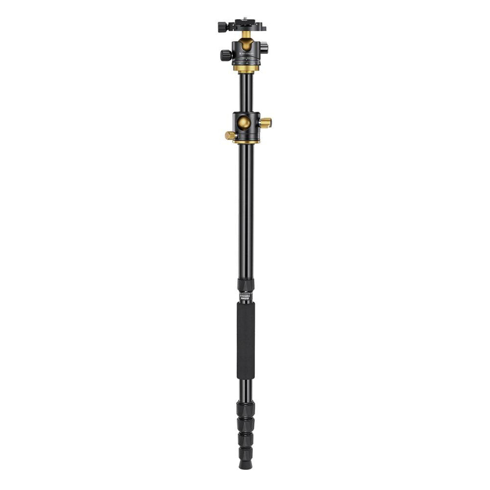 K&F Concept KF09 Series 2-in-1 Aluminum Multifunctional Camera Tripod Monopod Detachable 67 inches/1.7m Transverse Center with Inverted & Overhead Shooting, 12kg Load, Twist Lock, 32mm Metal Ball Head for DSLR Canon Nikon Sony | KF09-085V