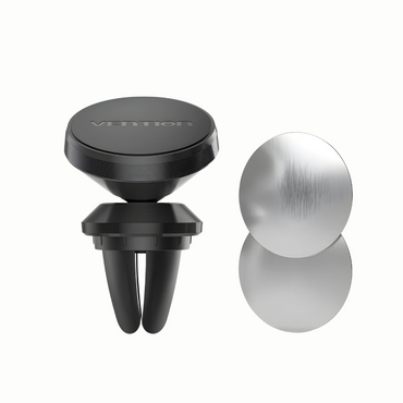 Vention Universal Magnetic Car Phone Mount Holder with 360-Degrees Rotation, Aluminum Alloy Shell, Compact and Protective Design - Available in Dashboard with 3M Adhesive & Air Vent Clip Mount Type
