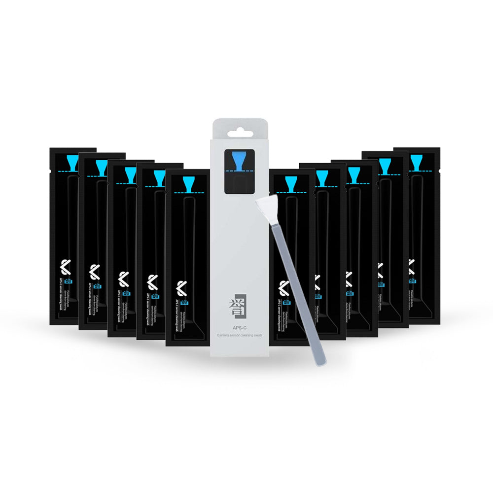 VSGO VS-S02-E 12pcs 16mm APS-C Sensor Microfiber Cleaning Swab for DSLR Digital Cameras