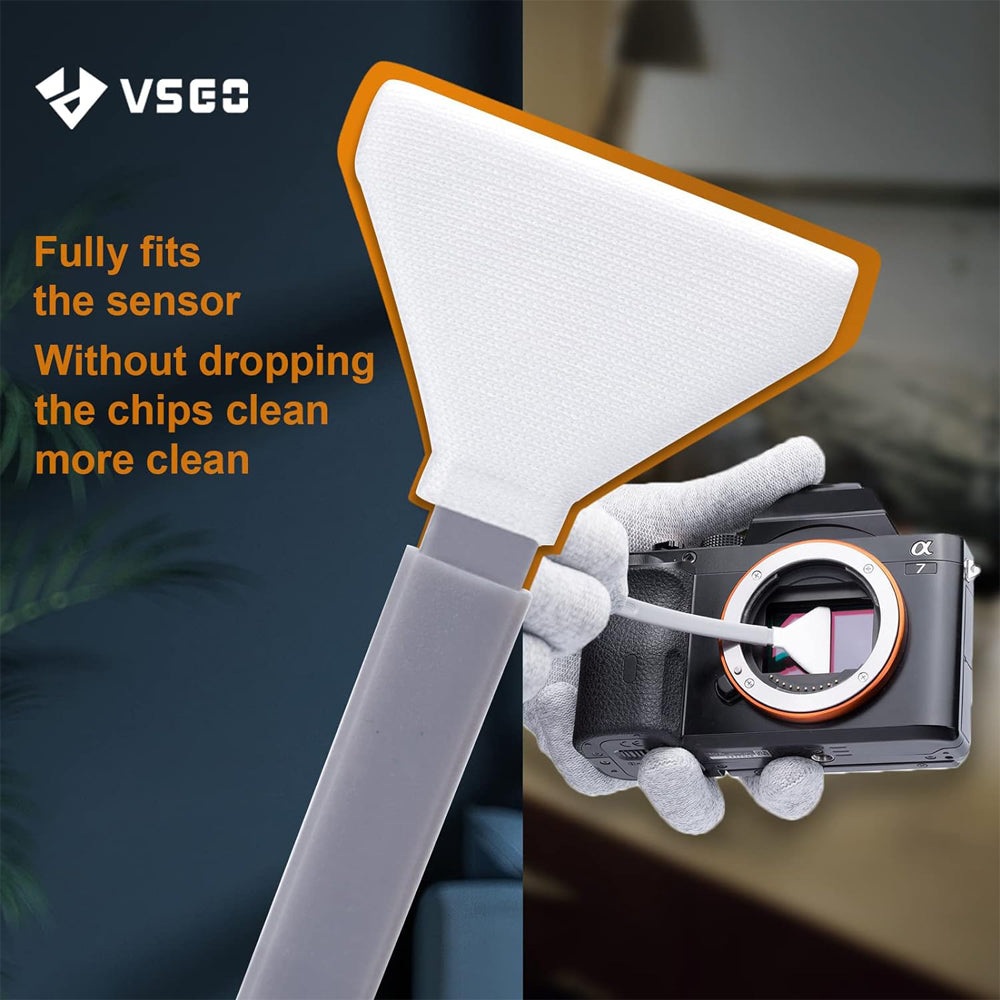 VSGO VS-S03-E Full Frame Camera Sensor Cleaning Kit with 10pcs Microfiber Cleaning Swab